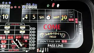 Craps – Simple 4/10 Strategy – Low risk big reward – Win $200 in 3 hits.