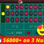 Winning $6000+ on 3 Numbers ➡ Roulette Strategies $3000+/day ➡ Most Profitable Roulette Strategy