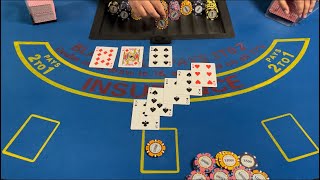 Blackjack | $70,000 Buy In | AMAZING High Roller Session! So Much Action From The Very First Hand!