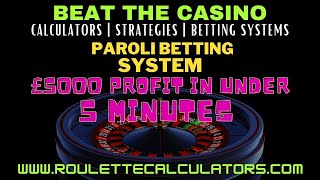 Paroli Betting System – Safest Roulette Strategy