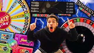 Doing $1,000 Spins On Crazy Time & Roulette!!!