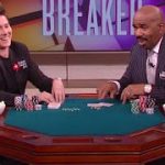 Steve Harvey takes on poker champ Vanessa Selbst || STEVE HARVEY