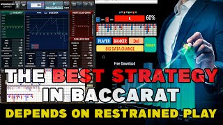 The best strategy in baccarat is moderation.