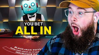 I WENT ALL IN ON BLACKJACK AND THIS HAPPENED… (Insane)