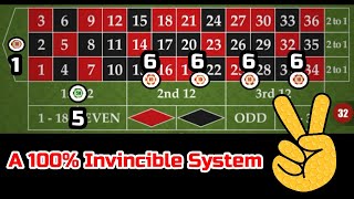 A 100% Invincible System. Win At Roulette
