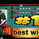 Roulette very good strategy for big win every spin win