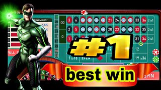 Roulette very good strategy for big win every spin win