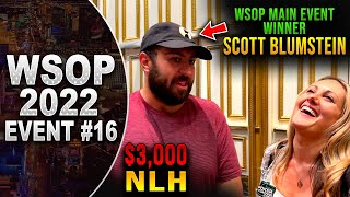 $3000 No Limit Holdem w/ WSOP Main Event Winner! Poker Vlog