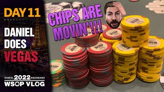 CHIPS ARE MOVIN’ in the $25,000 PLO – 2022 WSOP Poker Vlog Day 11