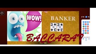 BACCARAT – Got a perfect pair and made some profit! :)