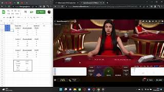 Baccarat strategy – Mirror betting with money management.