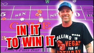 🔥IN IT TO WIN IT🔥 30 Roll Craps Challenge – WIN BIG or BUST #162