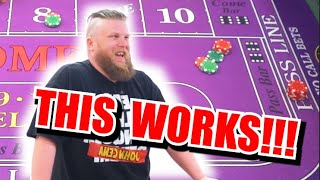 🔥THIS STRATEGY WORKS?🔥 30 Roll Craps Challenge – WIN BIG or BUST #165
