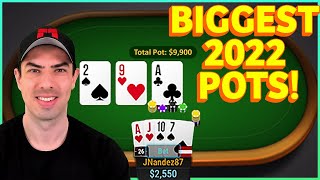 My BIGGEST PLO Cash Game Pots in 2022 Reviewed