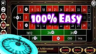 Roulette 100% Easy Betting Strategy to Win | Roulette Strategy to Win