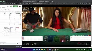 Baccarat strategy – Pattern play and D’Alembert betting – 10 Unit win