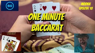 One Minute Baccarat w/ Mookie | Mookie shows us his favorite bet Episode 18