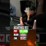 Aces CRUELLY Cracked!  BRUTAL Bad Beat #shorts #poker