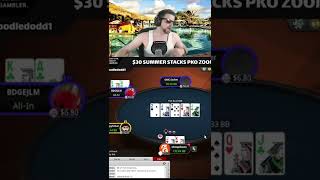 🤯💥 How to induce a bluff in a PKO!  #poker #pokerstrategy #pokerstars  #pko #twitchpoker #shorts
