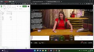 Baccarat strategy – double pitch/true trend – positive progression – 4 unit win.