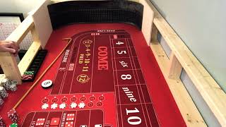 5 and down 220 inside craps strategy.  Part 1 of 2