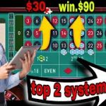 Roulette strategy top 2 systems big win every time