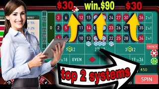 Roulette strategy top 2 systems big win every time