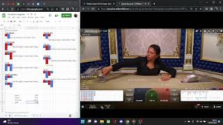 Baccarat strategy – Player streak and 3 1 pattern – 20 units profit