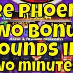 Fire Phoenix Slots 2 BONUSES IN 2 MINUTES!
