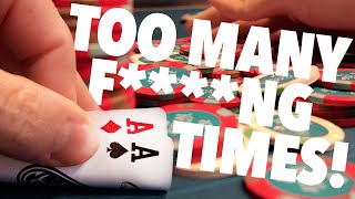 VILLAIN who wants to “MAKE THE VLOG” gets DESTROYED AGAIN & AGAIN!! // Texas Holdem Poker Vlog 101