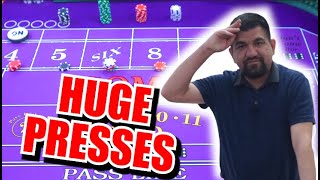 🔥HUGE PRESSES🔥 30 Roll Craps Challenge – WIN BIG or BUST #168