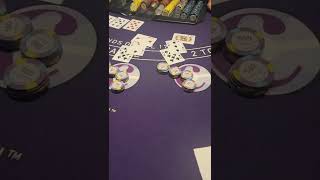 $10,000 Bet On Black Jack Table #shorts