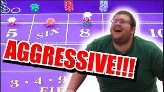 🔥AGGRESSIVE BETTING🔥 30 Roll Craps Challenge – WIN BIG or BUST #169