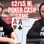 $2/$5 No-Limit Hold’em w/@JWIN Poker & Aaron