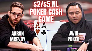 $2/$5 No-Limit Hold’em w/@JWIN Poker & Aaron