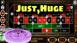 A Huge Betting Strategy to Huge Winning at Roulette