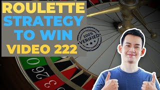 Roulette strategy to win 2022 ( Video 222 )