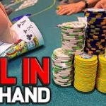 ALL IN VERY FIRST HAND FOR $3.5k! Poker Vlog | Close 2 Broke Episode 109