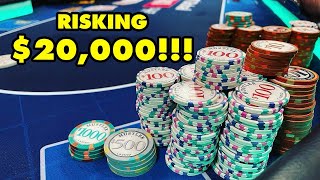 HUGE $10-$20-$40 game! 2nd BIGGEST cash out EVER!! // Poker Vlog #119