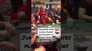 Jungleman is Randy Savage at World Series #shorts #poker #wsop