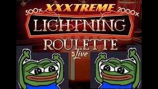 i played xxxtreme lightning roulette