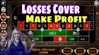 Trick to Losses Cover & Make Profit at Roulette