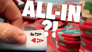 Should I RISK my WHOLE STACK on a HERO CALL?! // Texas Holdem Poker Vlog 105