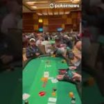 Joker on flop at PokerNews Cup?!? #shorts #poker #wsop