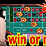 roulette strategy win or not system 😱