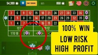 roulette game best win strategy. win 100% sure