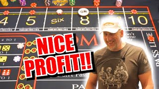 🔥NICE PROFIT!!🔥 30 Roll Craps Challenge – WIN BIG or BUST #170