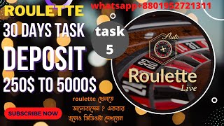 Roulette Online Casino Tips Bangla Task 5