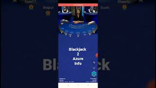 Blackjack 2 Azure winning tips #1xbet_tips #livecasino #livetipsandtricks #profitable #subscribe