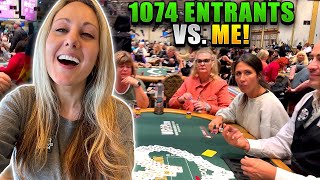 Ladies Day LIVE and Vlogging at the WSOP!!  Poker Vlog!